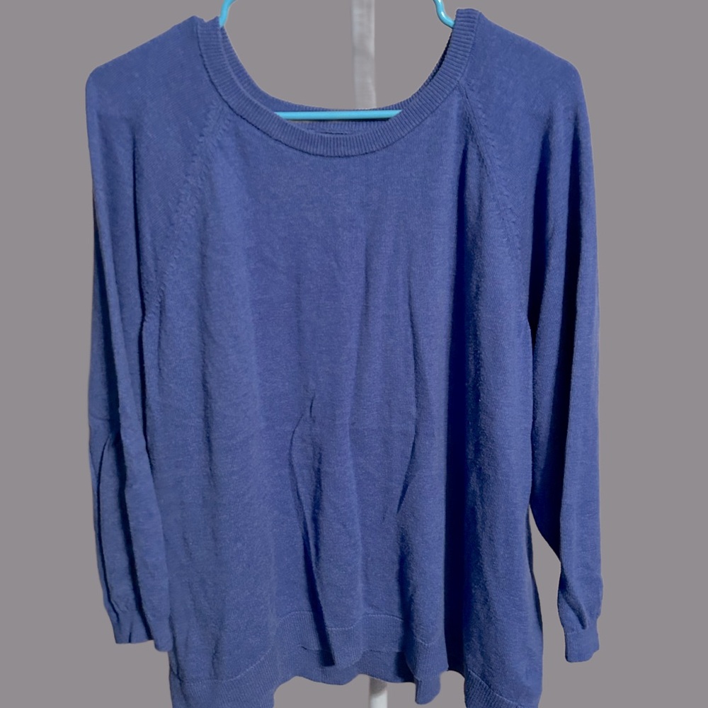 1X Blue Sweater